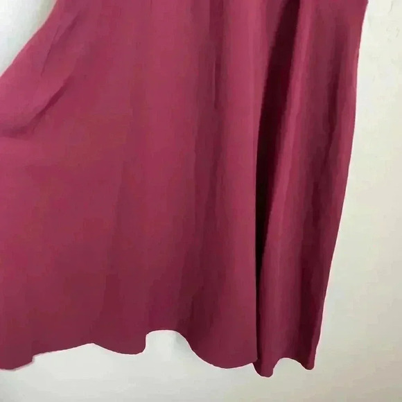 A New Day Wrap Front Dress Wine Red Size Small - Picture 3 of 8